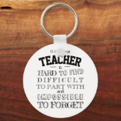 Sleutelhanger van leraar Dank u voor de waardebepa (Voorkant)