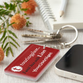 Sleutelhanger van lijnen (rood) (Voorkant Rechts)