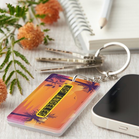 Sleutelhanger van Los Angeles (Voorkant Rechts)