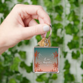 Sleutelhanger van Los Angeles Word Art City Sign (Hand)