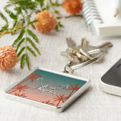 Sleutelhanger van Los Angeles Word Art City Sign (Zijkant)