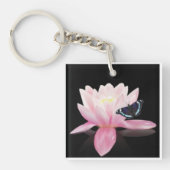 Sleutelhanger van Lotus Flower en Butterfly (voorkant)
