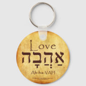 SLEUTELHANGER VAN LOVE HEBREW (Voorkant)