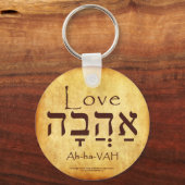 SLEUTELHANGER VAN LOVE HEBREW (Voorkant)