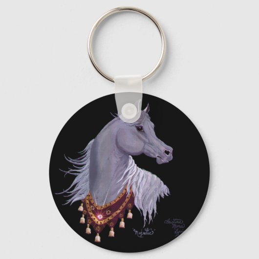 Sleutelhanger van Majestic Arabian Horse (Voorkant)