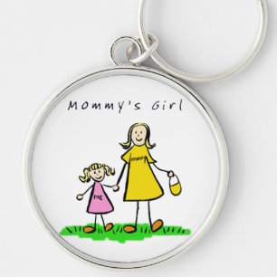 Sleutelhanger van mammie (blond haar)