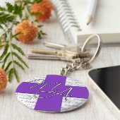 Sleutelhanger van medisch assistent (Zijkant)