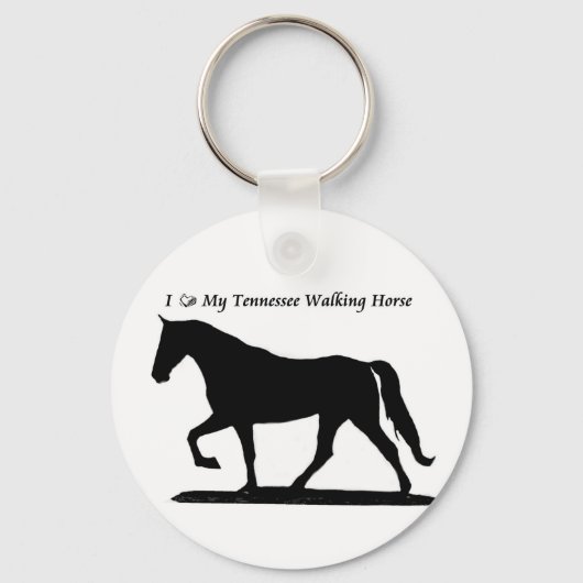 Sleutelhanger van mijn Tennessee Walking Horse (Voorkant)