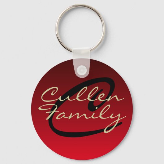 Sleutelhanger van Monogram Red (familie) (Voorkant)