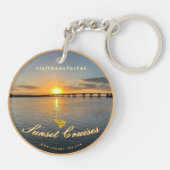 Sleutelhanger van nautisch acryl (Achterkant)