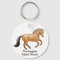 Sleutelhanger van Noorse Fjord-paarden