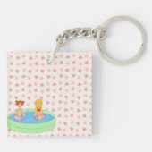 Sleutelhanger van opzadenpoel (Achterkant)