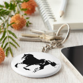 Sleutelhanger van paarden (Zijkant)