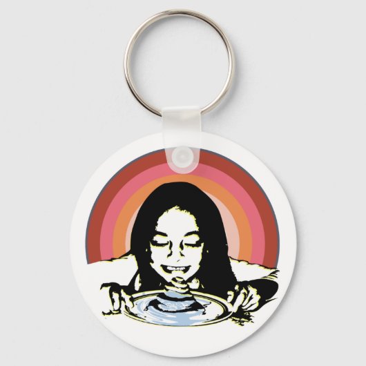 Sleutelhanger van pannenkoeken (Voorkant)