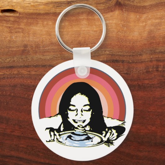 Sleutelhanger van pannenkoeken (Voorkant)