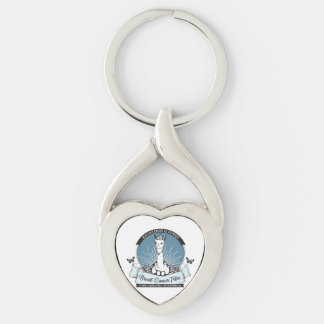 Sleutelhanger van PG-metaal; meerdere kleuren/vorm