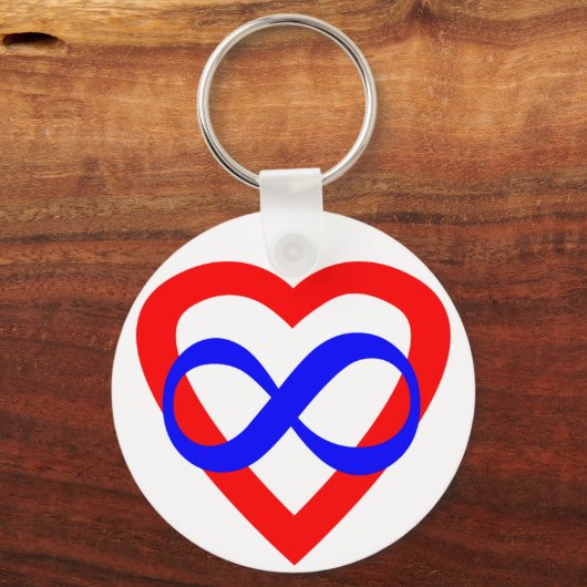 Sleutelhanger van polyamoriesymbool (Voorkant)