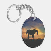 Sleutelhanger van prachtige paarden (Voorkant Links)