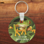 Sleutelhanger van rode oogbomen (Voorkant)