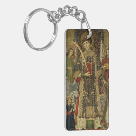Sleutelhanger van Saint Vincent Saragossa (dubbelz (Voorkant Links)
