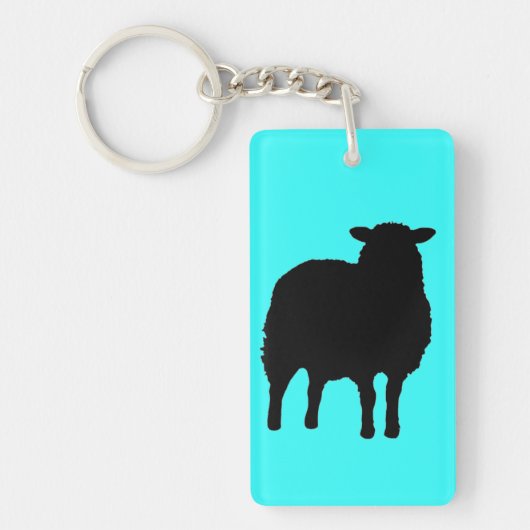 sleutelhanger van schapen (Voorkant)