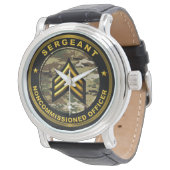 Sleutelhanger van sergeant-majoor zonder mandaat horloge (Gekanteld)