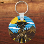 Sleutelhanger van Skull Cowboy uitschelden (Voorkant)