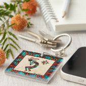 Sleutelhanger van Southwest Kokopelli (Voorkant Rechts)