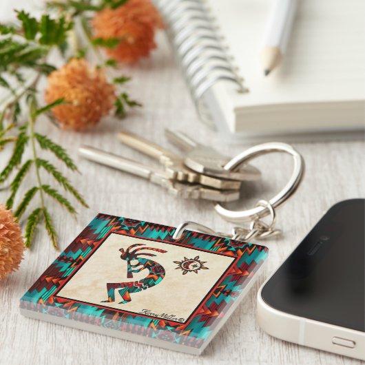 Sleutelhanger van Southwest Kokopelli (Voorkant Rechts)