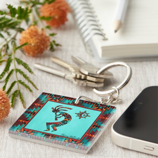 Sleutelhanger van Southwest Kokopelli (Voorkant Rechts)