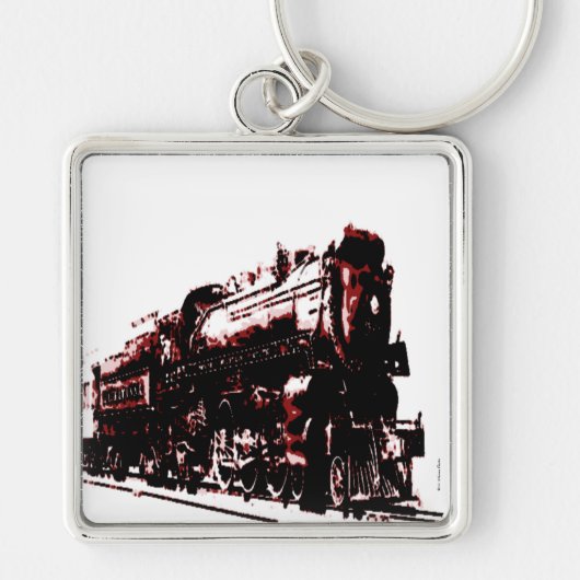 Sleutelhanger van stoomlocomotieven (Voorkant)