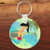 Sleutelhanger van tropisch Surf (Voorkant)