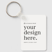 Sleutelhanger van uw ontwerp uploaden (Voorkant)