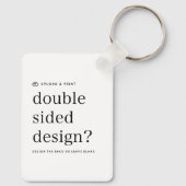 Sleutelhanger van uw ontwerp uploaden (Achterkant)