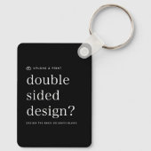 Sleutelhanger van uw ontwerp uploaden (Achterkant)