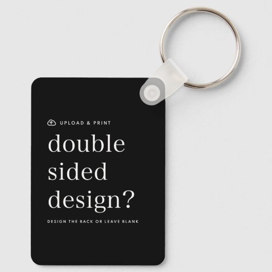 Sleutelhanger van uw ontwerp uploaden (Achterkant)