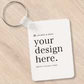 Sleutelhanger van uw ontwerp uploaden