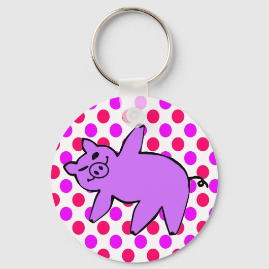 Sleutelhanger van Varkens - Funny Yoga Gifts (Voorkant)