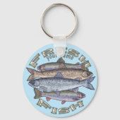 Sleutelhanger van verse vis (Voorkant)