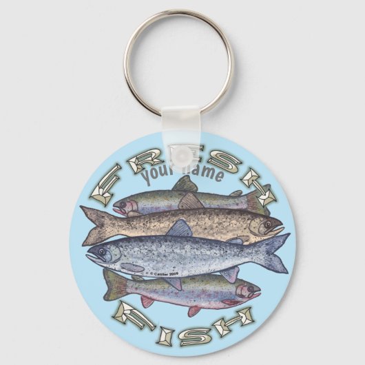 Sleutelhanger van verse vis (Voorkant)