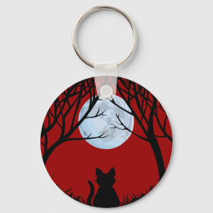 Sleutelhanger van vetkat Zwarte kat Gifts Pet Sleu