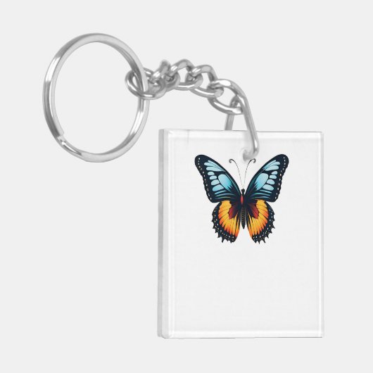 Sleutelhanger van vlinder (Voorkant Links)