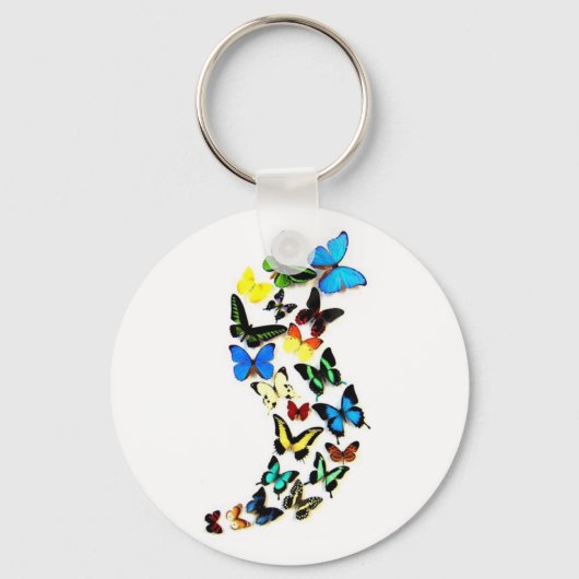 Sleutelhanger van vlinderzwijn (Voorkant)