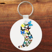 Sleutelhanger van vlinderzwijn (Voorkant)