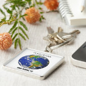 Sleutelhanger van wereldklasse afstudeergeschenk (Zijkant)