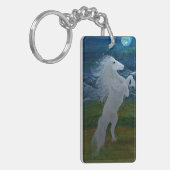 Sleutelhanger van witte paarden (Voorkant Links)