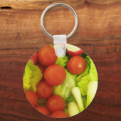 Sleutelhanger van zalm groenten (Voorkant)