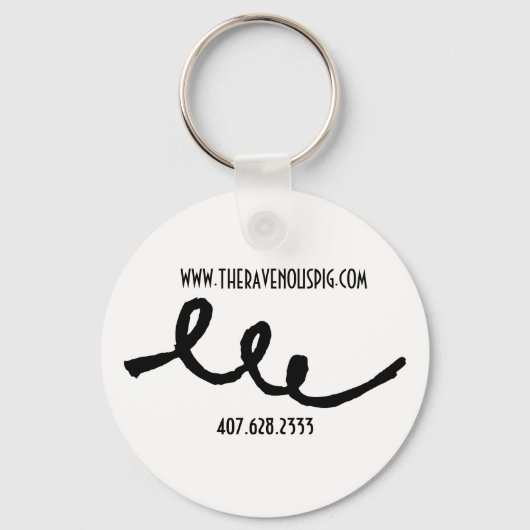 Sleutelhanger Varkensstaart (Voorkant)