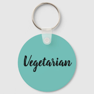 Sleutelhanger - Vegetarische Oceaanblauw