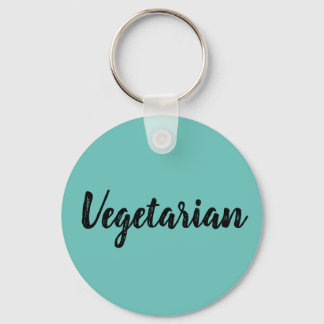 Sleutelhanger - Vegetarische Oceaanblauw